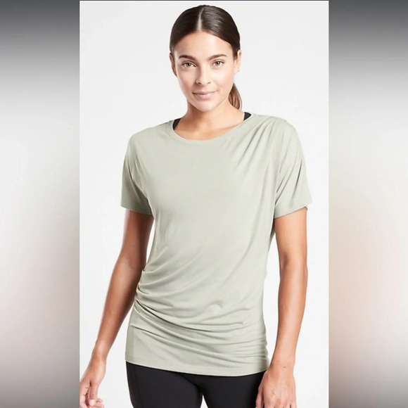 Athleta Essence Pleated Tee - Picture 1 of 6